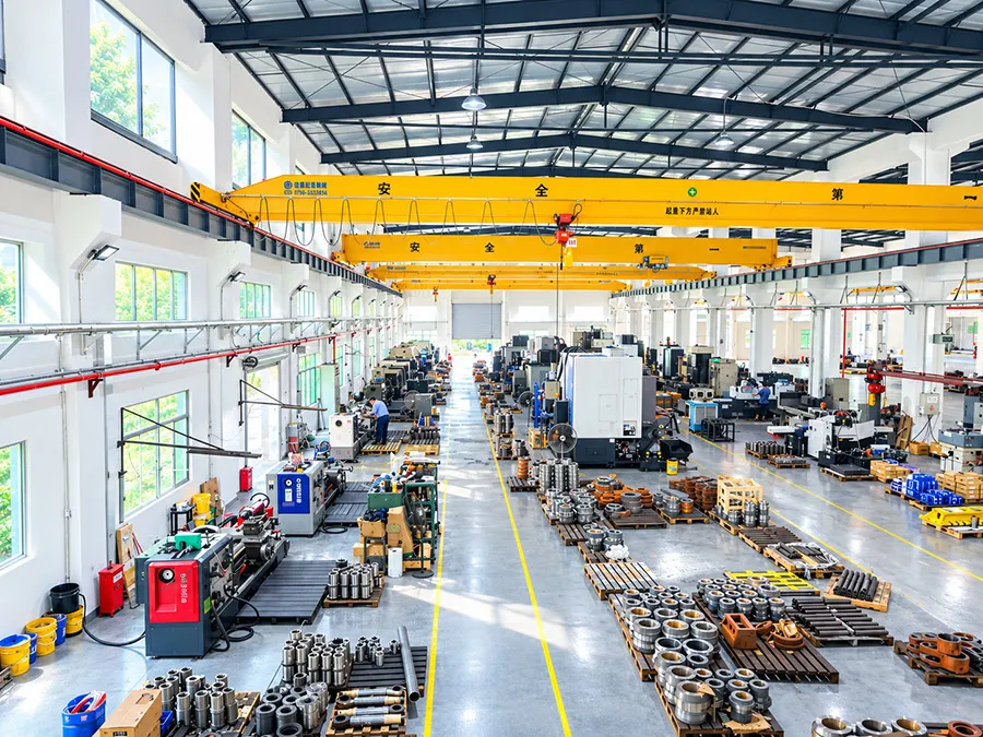 Precision press components in CNC machining at MINGXU Plant 2